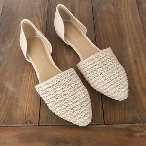 LC LAUREN CONRAD Woven Ballet Flats